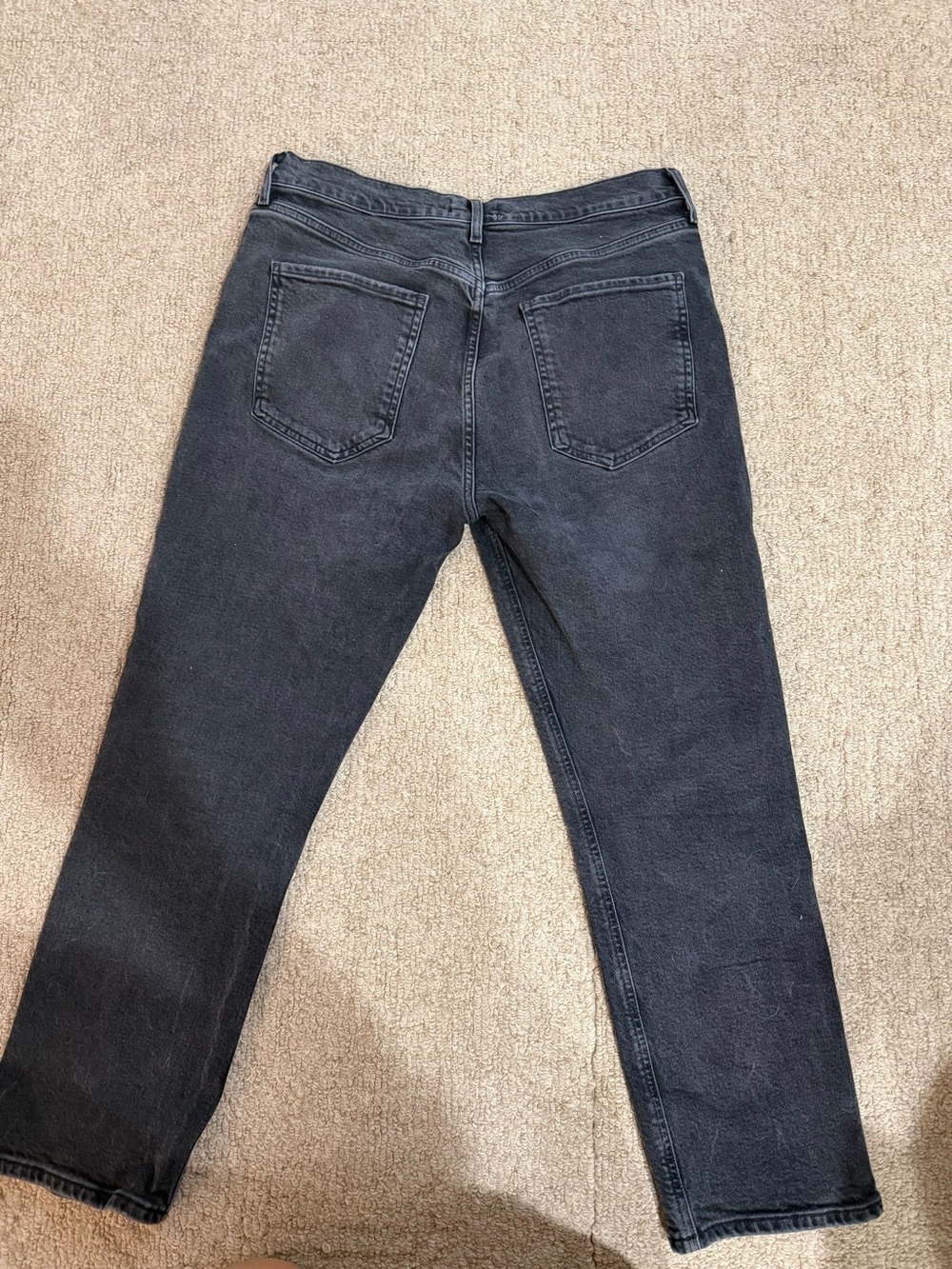 Agolde washed Black cropped Jeans - Picture 3 of 4